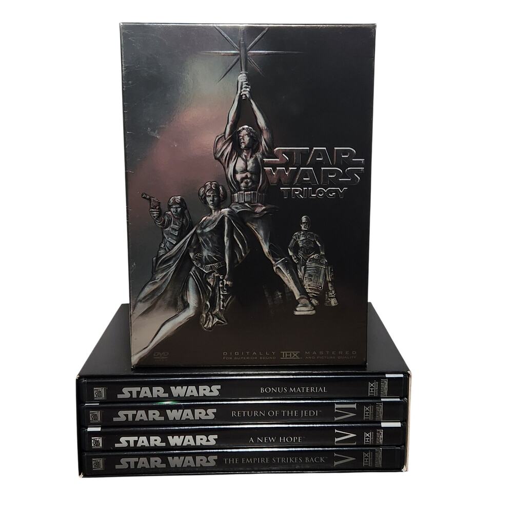Star Wars Trilogy THX Digitally Mastered DVD Box Set With Bonus Material VG